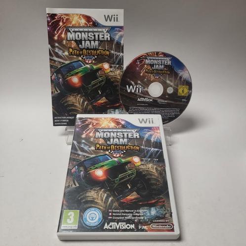 Monster Jam Path of Destruction Nintendo Wii, Games en Spelcomputers, Games | Nintendo Wii, Zo goed als nieuw, Ophalen of Verzenden