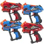 Oplaadbare lasergame set kopen? 4 laserguns + 4 vesten, Ophalen of Verzenden, Nieuw