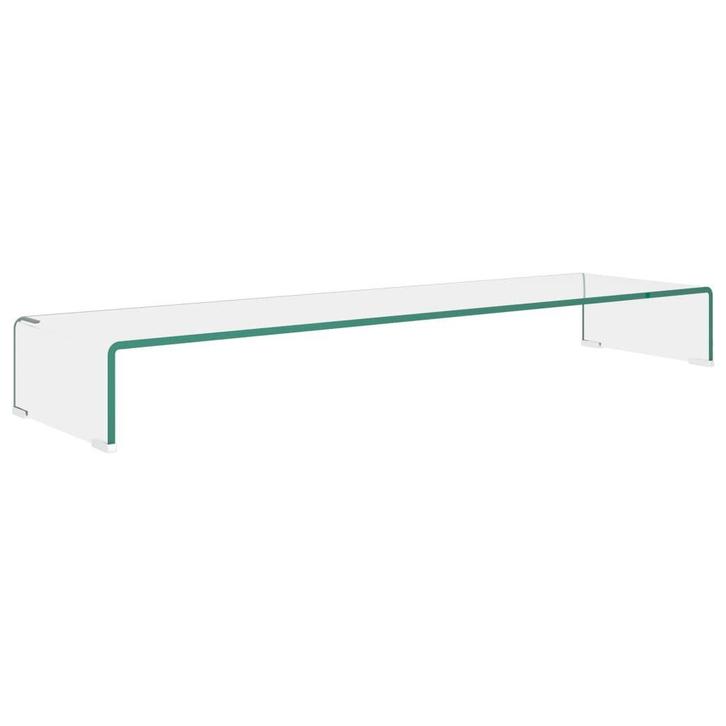 TV Meubel Transparant Glas - OP = OP - Super Koopje!, Huis en Inrichting, Kasten |Televisiemeubels, 25 tot 50 cm, Nieuw, Minder dan 100 cm