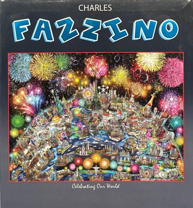 Charles Fazzino (1955) - Celebrating our world & unique Big, Antiek en Kunst, Kunst | Designobjecten
