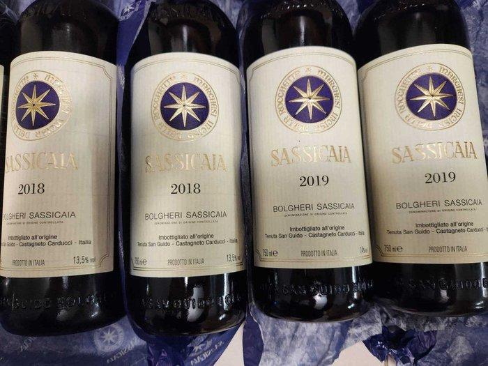 2015 , 2016 x3, 2017, 2018 x2, 2019 x2 Tenuta San Guido, Verzamelen, Wijnen