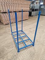 Stapelrek 1395x800xH1500mm blauw gebruikt, Zakelijke goederen, Ophalen of Verzenden