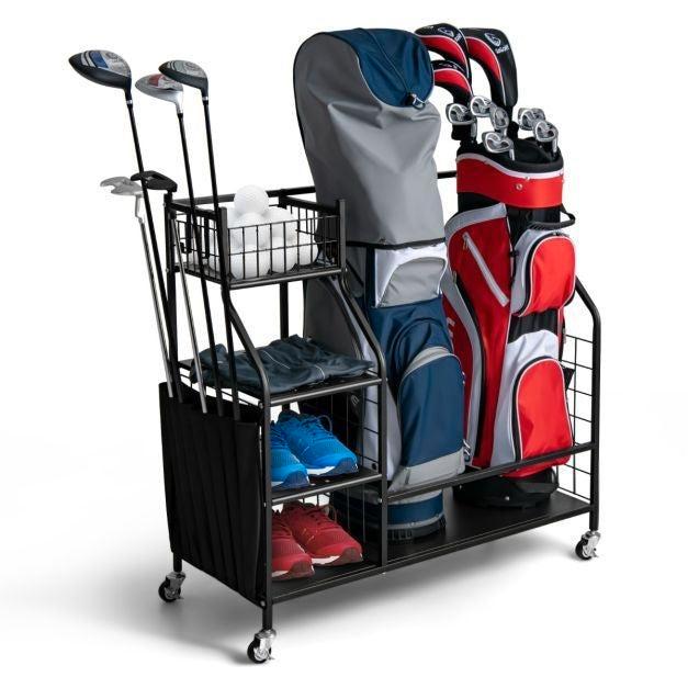 2dekans | Coast Opslagrek - Golfattributen - Incl Wielen -, Sport en Fitness, Golf, Ophalen of Verzenden