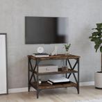 vidaXL Tv-meubel 60x40x50 cm bewerkt hout gerookt, Huis en Inrichting, Tafels | Bijzettafels, Verzenden, Nieuw