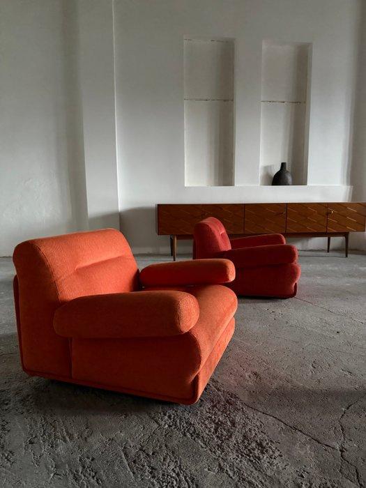 Cor - Jo Otterpohl - Fauteuil (2) - schelp - Hout, Textiel, Antiek en Kunst, Antiek | Meubels | Stoelen en Sofa's