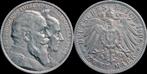 Germany Baden 2 mark 1906g Friedrich I zilver, Verzenden