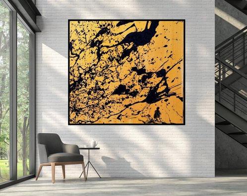 Luc Mora - Un pays en or - XXL, Antiek en Kunst, Kunst | Schilderijen | Modern