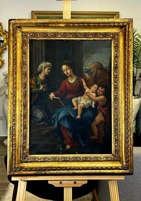 Scuola Italiana (XVIII), After Agostino Carracci - Sacra, Antiek en Kunst, Kunst | Schilderijen | Klassiek