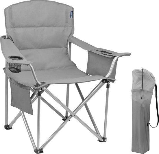2dekans | TRVLMORE Campingstoel - Opvouwbaar - XL -, Tuin en Terras, Tuinsets en Loungesets, Ophalen of Verzenden