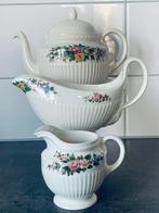 Wedgwood - Theepot (3) - Conway bloemmotief - Porselein,