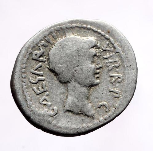 Romeinse Republiek (Imperatoriaal). Octavianus. Denarius, Postzegels en Munten, Munten | Europa | Niet-Euromunten