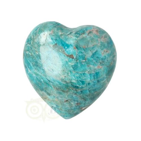 Blauwe Apatiet hart Nr 9 - 131 gram, Handtassen en Accessoires, Edelstenen, Nieuw, Verzenden