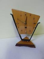 Tafelklok - Orfac - Art Deco Hout, IJzer, Messing -