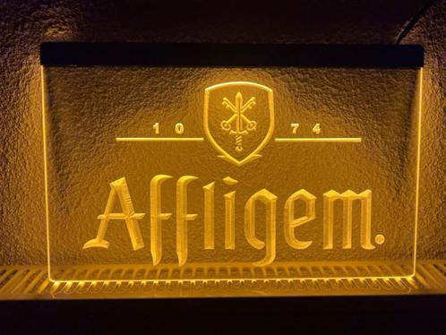 Affligem neon bord lamp LED verlichting reclame lichtbak *ge, Huis en Inrichting, Lampen | Overige, Nieuw, Verzenden