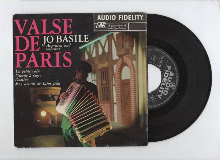 Jo Basile, Accordion And Orchestra – Valse De Paris (EP) (1-, Cd's en Dvd's, Vinyl Singles, Ophalen of Verzenden