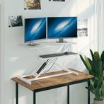 vidaXL Bureau verstelbaar 90x40x(13-41,5) cm staal en, Huis en Inrichting, Bureaus, Verzenden, Nieuw