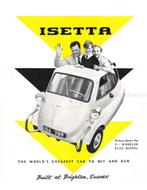 1957 BMW ISETTA BROCHURE ENGELS, Nieuw