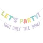 Gekleurde Slinger LetS Party! 2m, Verzenden, Nieuw