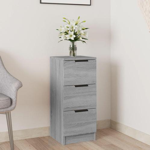 vidaXL Dressoir 30x30x70 cm bewerkt hout grijs sonoma, Huis en Inrichting, Kasten | Dressoirs, Nieuw, Verzenden