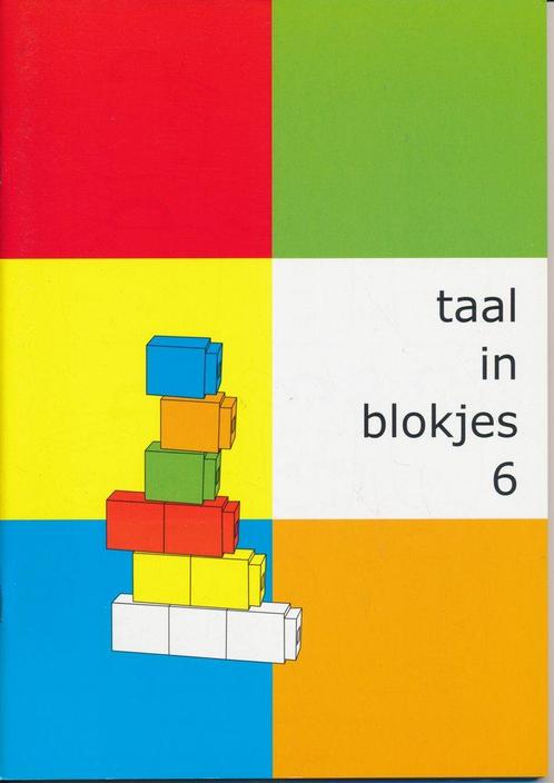 Taal in Blokjes werkschrift 6 zwart/witte versie (per stuk), Livres, Livres scolaires, Envoi
