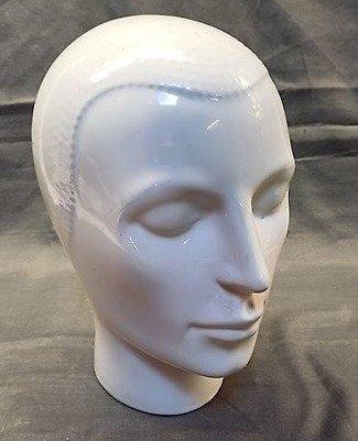 Royal - Mannequin - Wit keramieke vintage mannequin hoofd, Antiek en Kunst, Kunst | Designobjecten