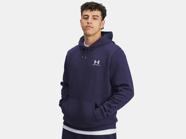 Under Armour Icon Fleece Hoodie-Blu 410 - Maat LG, Kleding | Heren, Truien en Vesten, Blauw, Nieuw, Maat 52/54 (L), Ophalen of Verzenden
