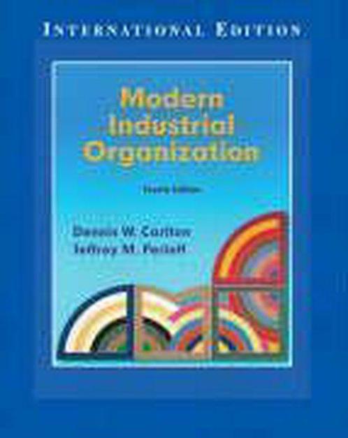 Modern Industrial Organization 9780321223418, Boeken, Overige Boeken, Gelezen, Verzenden