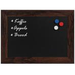Krijtbord Magnetisch Capella Bruin 30x40 cm, Verzenden, Nieuw