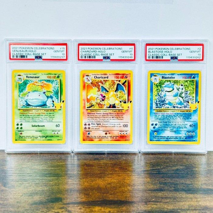 Pokémon Graded card - Charizard / Blastoise / Venusaur -, Hobby en Vrije tijd, Verzamelkaartspellen | Pokémon