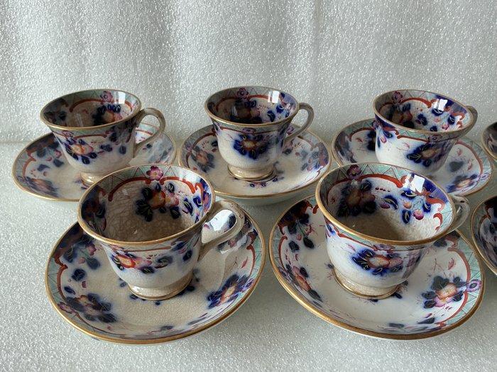 Koffieservies (14) - Porselein, Antiek en Kunst, Antiek | Glaswerk en Kristal