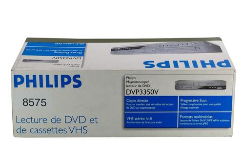 Philips DVP3350V | VHS / DVD Combi Recorder | BOXED, TV, Hi-fi & Vidéo, Lecteurs vidéo, Envoi