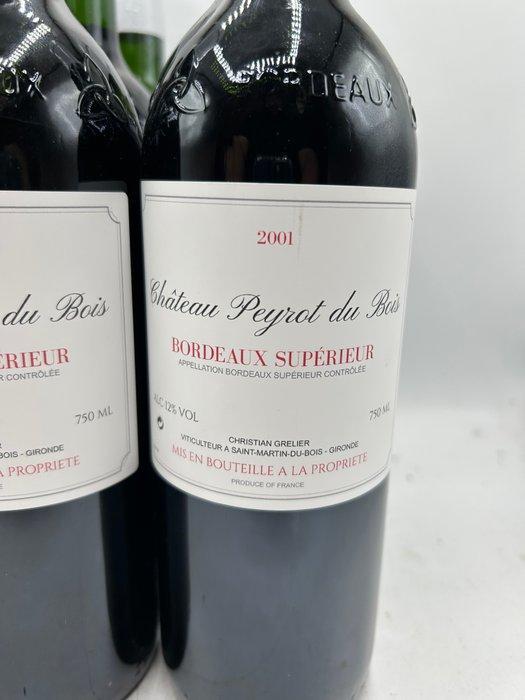 2001 6x 2000 Epicure Medoc Hubert De Bouard - 6x 2001, Verzamelen, Wijnen