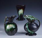 Faienceries de Thulin - Vaas - Art Deco siervazen met, Antiek en Kunst