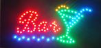 Bar cafe broodjes LED bord lamp verlichting lichtbak reclame, Verzenden