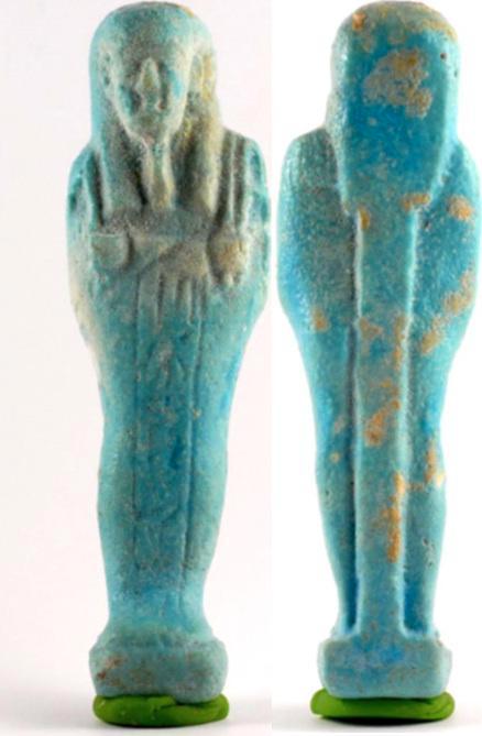 664-332bc Egypt Late period 26th dynasty turquoise faienc..., Timbres & Monnaies, Monnaies & Billets de banque | Collections, Envoi