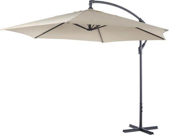 2dekans | Lifetime Garden Zweefparasol met Voet - Parasol, Tuin en Terras, Overige Tuin en Terras, Ophalen of Verzenden