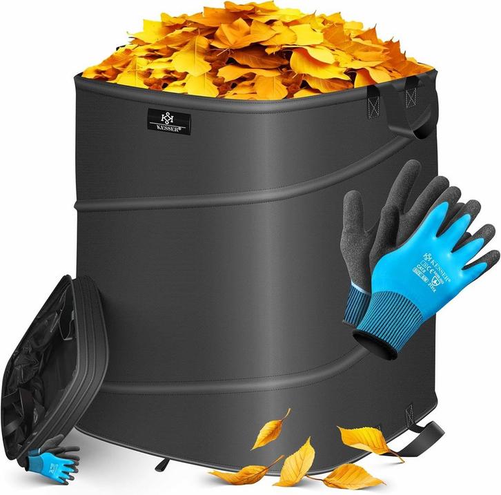 Tuinafvalzak - Sterke Tuinzak - Bladzak - 73L - Groen - KESS, Doe-het-zelf en Bouw, Gereedschap | Overige machines, Verzenden