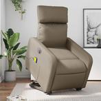 vidaXL Sta-op-massagestoel elektrisch kunstleer, Huis en Inrichting, Fauteuils, Verzenden, Nieuw
