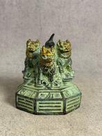 Pixiu rencontre Kalebas - Bronze - Chine - Fin du XXe siècle