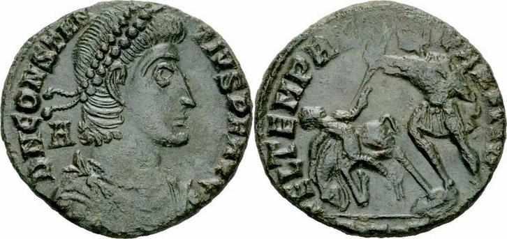 Roemisches Kaiserreich Rom Constantius Ii Maiorina 351-35..., Postzegels en Munten, Munten en Bankbiljetten | Verzamelingen, Verzenden