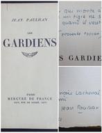 Signé; Jean Paulhan - Les Gardiens - 1951
