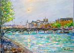 Denis Pascal dit Roy (XX-XXI) - Paris, Le Pont-des-Arts et, Antiek en Kunst