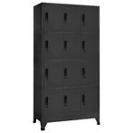 vidaXL Armoire Ã  casiers Anthracite 90x45x180 cm Acier, Verzenden