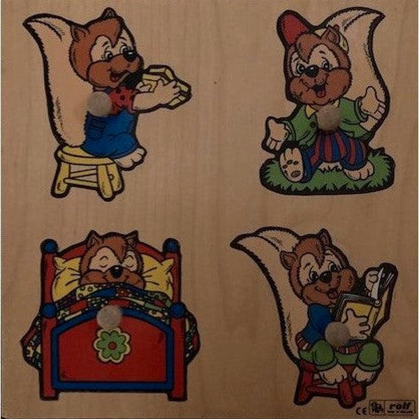 Rolf Inlegpuzzel Eekhoorn, Boeken, Schoolboeken, Verzenden