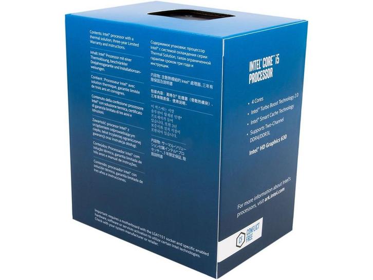 Intel Bx80677I57400 - Core i5-7400 Processor - 3.50 GHz, Informatique & Logiciels, Processeurs, Envoi