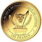 Congo. 100 Francs 2025 Prehistoric Life II - Carnotaurus,, Postzegels en Munten, Edelmetalen en Baren