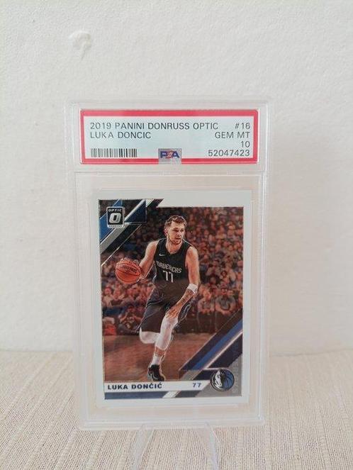 2019 Panini Donruss Optic Luka Doncic #16 PSA 10 Graded card, Hobby en Vrije tijd, Verzamelkaartspellen | Overige