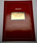 Schotland. Medal Gold Nations - Spain - 1/100oz (.950)