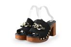 Nelson Slippers in maat 41 Zwart | 5% extra korting, Kleding | Dames, Slippers, Verzenden, Zwart, Zo goed als nieuw