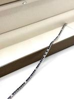 Tennis armband - 18 karaat Witgoud - 4.45ct. tw. Saffier -, Handtassen en Accessoires, Antieke sieraden
